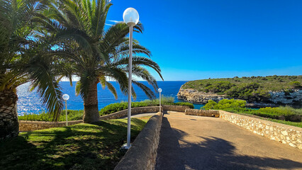 way to the beach Cala Romantica Summer holidays mallorca