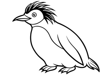Stylized Rockhopper Penguin