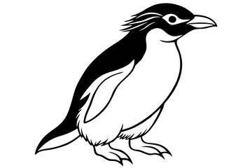 Stylized Rockhopper Penguin