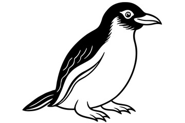 Stylized Rockhopper Penguin