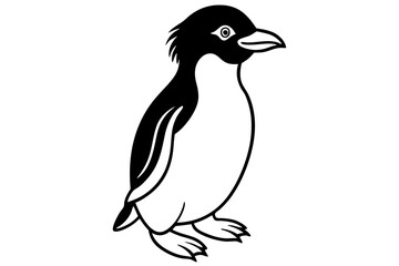 Stylized Rockhopper Penguin