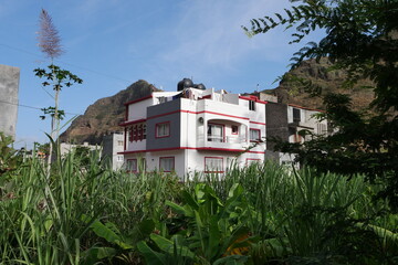 Tropische Landwirtschaft in Ribeira Grande auf Santo Antão Kap Verde