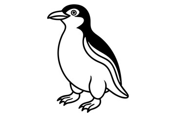Stylized Rockhopper Penguin