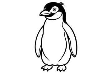 Stylized Rockhopper Penguin