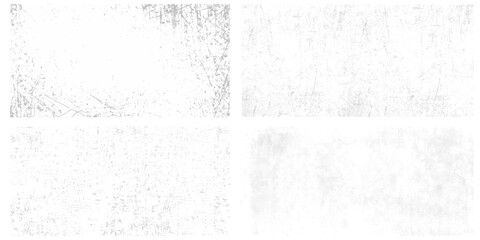 
Overlay texture set.Different types of texture stamps (damaged, paint, old, concrete and other). Vector collection urban grunge overlay. Paint texture isolated on white background
