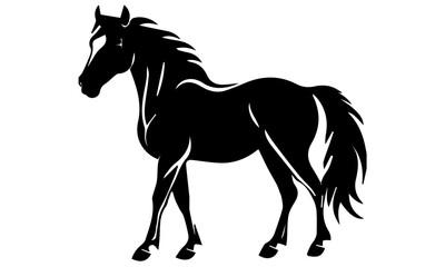 vector illustration of a horse - horse vector illustration
