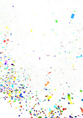  Sky confetti flying in the sky during Pride parade