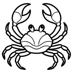 Stylized Crab Drawing