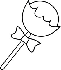 vector illustration of a cartoon rocket