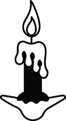 vector illustration of a magic hat