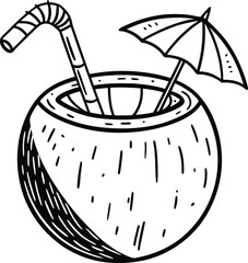 Coconut beach tree, palm tree, beach, summer coconut vector. vector design that is very etc.