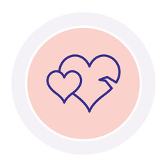 Broken Heart vector, pixel perfect, illustrator file 
