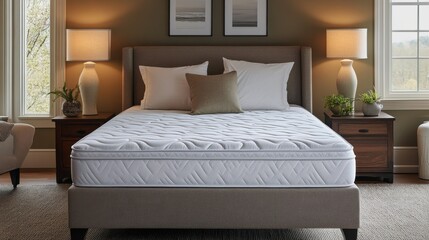 A stunning image of cozy bedroom setting showcasing the benefits of using a mattress protector for comfort and longevity.