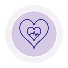 Heartbeat vector, pixel perfect, illustrator file 
