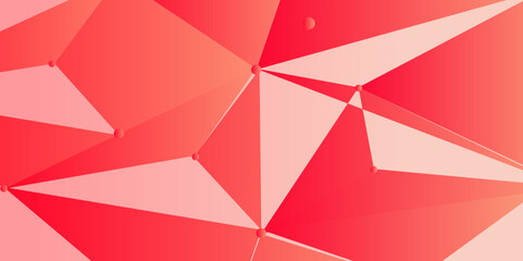 Abstract orange  background. Vector abstract graphic design banner pattern presentation .Abstract geometric background featuring modern triangles in various shades of blue Vector abstract graphic