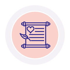 Love Poem vector, pixel perfect, illustrator file 
