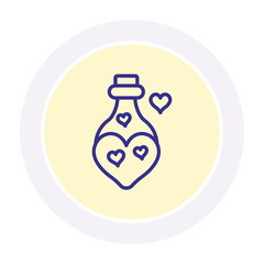 Love Potion vector, pixel perfect, illustrator file 
