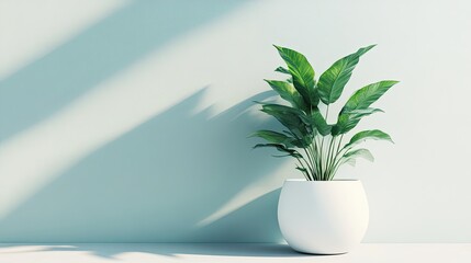 Ficus with beautiful green leaves in a white flower pot against a light wall ,House plants in a pot on the windowsill