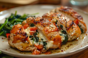 Stuffed chicken