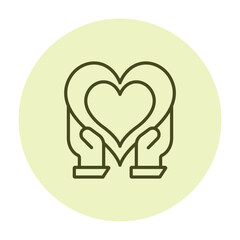 Compassion vector, pixel perfect, illustrator file 
