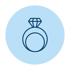 Engagement Ring vector, pixel perfect, illustrator file 
