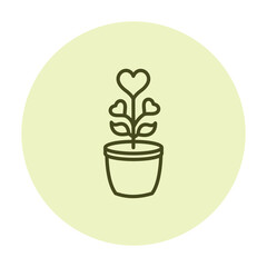 Growing Love vector, pixel perfect, illustrator file 
