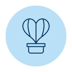 Hot Air Balloon vector, pixel perfect, illustrator file 
