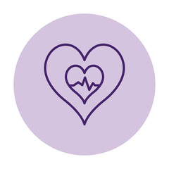 Heartbeat vector, pixel perfect, illustrator file 
