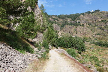 Vulkan Krater Caldera Cova auf Santo Antão in Kap Verde © Falko Göthel