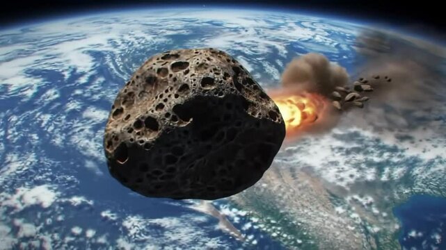 Majestic Asteroid Gliding Past Earth in Breathtaking Cosmic Space Scene, Stellar View

Show in sidebar