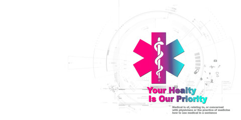 2d illustration medicine pharmacy sign snake © jijomathai