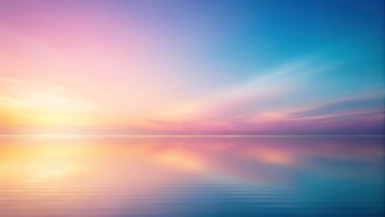 Obraz premium Soft pastel hues gradient on a minimalist background
