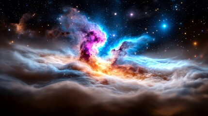 Nebula cloudscape space
