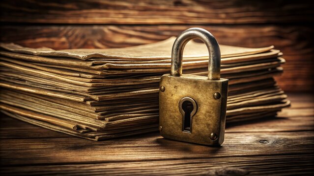 Vintage Style Photo: Secure Data Protection, SSL & GDPR Compliance