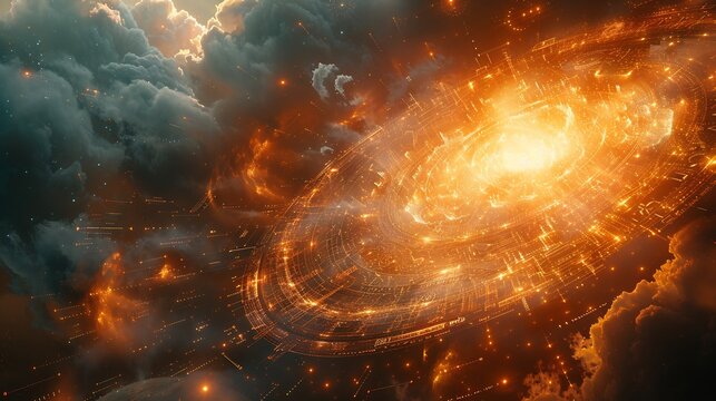 Infographic Book of Enoch combining futuristic elements enochian literature noncanonical religious texts highlighting watchers biblical figures in a hyper realistic style with space for annotations