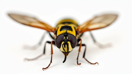 Fototapeta premium Macro Shot Of A Thick Headed Fly