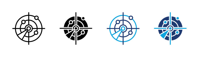 Obraz premium Radar Icon