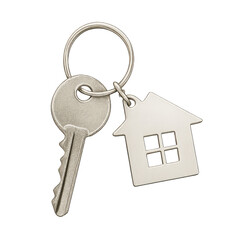 House Keys: A close-up shot of house keys on a key ring, with a house-shaped charm, symbolizing homeownership and new beginnings. The keys gleam with a sense of security and opportunity.