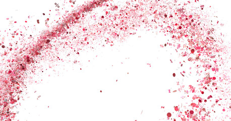 Abstract background with red percentage symbols. Ideal for sale banners, promotions, and marketing materials.