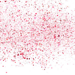 Abstract background with pink confetti and percentage symbols. Perfect for sale banners, promotions, or celebratory designs.