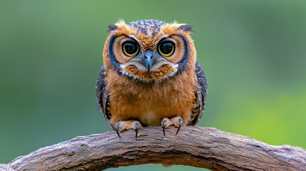 Owl on branch