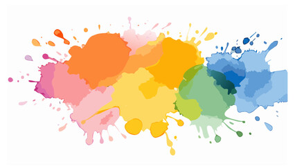 Watercolor splatter vector texture