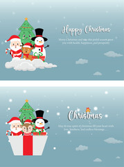 BANNER AND POSTER MERRY CHRISTMAS
