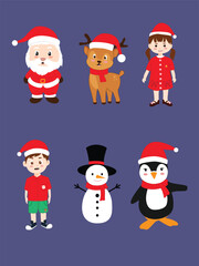 CHRISTMAS DESIGN ELEMENT VECTOR ILLUSTRASI