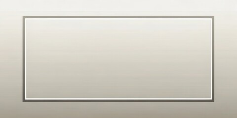 Simple Beige Background with a Subtle Double-Lined Rectangular Frame Ideal for Presentations and Designs