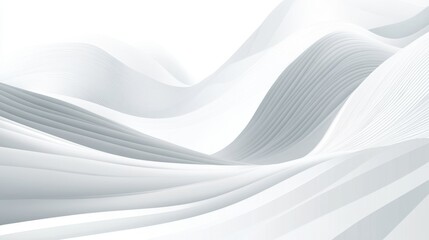 Obraz premium Abstract vector background with paper texture, soft clean waves, and geometric violet-blue design