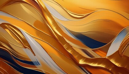 High-resolution abstract background image featuring luxurious gold and blue swirls. Perfect for design projects.