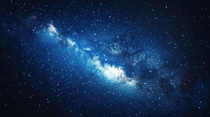 Fototapeta premium Celestial Symphony: A Breathtaking View of the Milky Way Galaxy