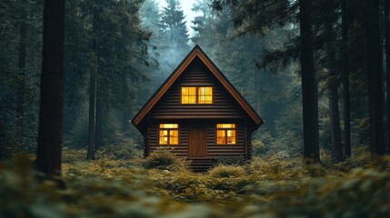 Enchanted Forest Cabin: A Cozy Retreat in the Woods