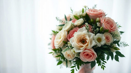 A high-resolution stock photo of a wedding bouquet, soft cinematic haze, commercial quality, soft focus, hazy background.jpg